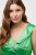 Ulla Popken 817135 Vestido de noche evasé con cuello de pico Verde - Vestidos de noche - Vestidos de fiesta de gran talla