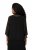 Ulla Popken 817211 Chaqueta oversize de gasa con cuello chal Negro - Chaquetas - Chaquetas para mujer en tallas grandes