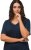 Ulla Popken 819289 Camisón de manga corta pack de 2 Azul marino - Camisones - 