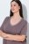 Ulla Popken 819289 Camisón de manga corta pack de 2 Marrón - Camisones - 