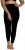 Ulla Popken 819652 Leggings de media con efecto térmico Negro - Medias & calcetines - 