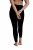 Ulla Popken 819652 Leggings de media con efecto térmico Negro - Medias & calcetines - 