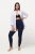 Ulla Popken 819652 Leggings de media con efecto térmico Azul marino - Medias & calcetines - 