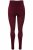 Ulla Popken 819652 Leggings de media con efecto térmico Burdeos - Medias & calcetines - 