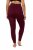 Ulla Popken 819652 Leggings de media con efecto térmico Burdeos - Medias & calcetines - 
