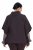 Ulla Popken 820620 Jersey poncho con cuello vuelto Marrón caoba - Ponchos y capas - 