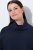 Ulla Popken 820620 Jersey poncho con cuello vuelto Azul marino - Ponchos y capas - 