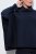 Ulla Popken 820620 Jersey poncho con cuello vuelto Azul marino - Ponchos y capas - 