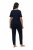 Ulla Popken 821244 Pijama de lunares Azul marino - Pijamas/ropa de estar en casa - 