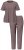 Ulla Popken 821244 Pijama de lunares Marrón - Pijamas/ropa de estar en casa - 