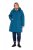 Ulla Popken 821495 Abrigo técnico Petróleo - Abrigos - Abrigos de talla grande