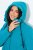 Ulla Popken 821495 Abrigo técnico Turquesa - Abrigos - Abrigos de talla grande