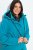 Ulla Popken 821495 Abrigo técnico Turquesa - Abrigos - Abrigos de talla grande