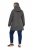 Ulla Popken 821737 Parka acolchada HYPRAR con capucha Gris oscuro jaspeado - Chaquetas - Chaquetas para mujer en tallas grandes