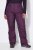 Ulla Popken 822018 Pantalón técnico impermeable forrado de forro polar Ciruela - Ropa impermeable - 