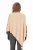Ulla Popken Knit Pointed Hem Poncho Nature Melange - Sudaderas y hoodies - 