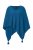 Ulla Popken Knit Pointed Hem Poncho Cerulean - Sudaderas y hoodies - 