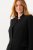 Ulla Popken 823318 Blazer con cuello alto Negro - Blazers - Blazers en tallas grandes para mujer