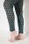 Ulla Popken 823383 Leggings de media de lunares Verde oliva - Medias & calcetines - 
