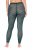 Ulla Popken 823383 Leggings de media de lunares Verde oliva - Medias & calcetines - 