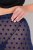 Ulla Popken 823383 Leggings de media de lunares Azul marino - Medias & calcetines - 