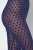 Ulla Popken 823383 Leggings de media de lunares Azul marino - Medias & calcetines - 