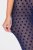 Ulla Popken 823383 Leggings de media de lunares Azul marino - Medias & calcetines - 