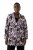 Ulla Popken 823967 Blazer de jacquard floral con manga 3/4 Negro - Blazers - Blazers en tallas grandes para mujer