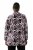 Ulla Popken 823967 Blazer de jacquard floral con manga 3/4 Negro - Blazers - Blazers en tallas grandes para mujer