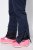Ulla Popken 824297 Pantalón softshell con polainas para nieve Azul marino - Ropa de esquí - 