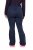 Ulla Popken 824297 Pantalón softshell con polainas para nieve Azul marino - Ropa de esquí - 