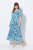 Ulla Popken 824966 Vestido camisero de flores Azul marino - Vestidos camiseros - 