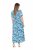Ulla Popken 824966 Vestido camisero de flores Azul marino - Vestidos camiseros - 