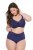 Ulla Popken 825676 Braga moldeadora de talle alto Azul real - Ropa moldeadora - 
