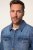 JP1880 826234 Chaqueta vaquera con bolsillos en el pecho Azul denim - Chaquetas - Chaquetas Tallas Grandes 2XL-8XL