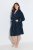 Ulla Popken 826794 Albornoz de rizo Azul marino - Batas & albornoces - 
