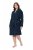 Ulla Popken 826794 Albornoz de rizo Azul marino - Batas & albornoces - 
