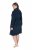 Ulla Popken 826794 Albornoz de rizo Azul marino - Batas & albornoces - 