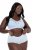 Ulla Popken 827465 Bragas hipster con encaje pack de 3 Azul - Bragas - 