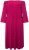 Ulla Popken 827740 Vestido de jersey con manga 3/4 Rosa - Vestidos midi - Vestidos midi de talla grande