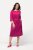 Ulla Popken 827740 Vestido de jersey con manga 3/4 Rosa - Vestidos midi - Vestidos midi de talla grande