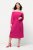 Ulla Popken 827740 Vestido de jersey con manga 3/4 Rosa - Vestidos midi - Vestidos midi de talla grande