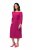 Ulla Popken 827740 Vestido de jersey con manga 3/4 Rosa - Vestidos midi - Vestidos midi de talla grande
