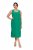 Ulla Popken 827908 Vestido de jersey sin mangas Verde - Vestidos de punto jersey - 