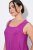 Ulla Popken 827908 Vestido de jersey sin mangas Lila - Vestidos de punto jersey - 