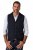 JP1880 828736 Chaleco de tweed con espalda de punto Azul marino - Trajes - Trajes 2XL-8XL
