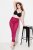 Ulla Popken 828982 Leggings de media de cuadros Rojo baya - Medias & calcetines - 