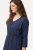 Ulla Popken 829143 Vestido camisero Azul marino - Vestidos camiseros - 