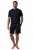 JP1880 829513 Pijama modelo corto bellyfit Azul marino - Ropa interior - Ropa interior 2XL-8XL