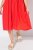 Ulla Popken 829837 Vestido de mezcla de lino de manga corta Rojo - Vestidos de verano - Vestidos de verano tallas grandes